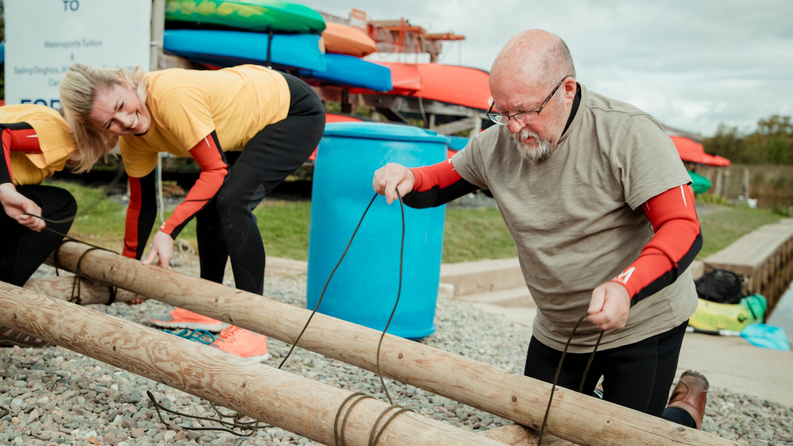 raft building